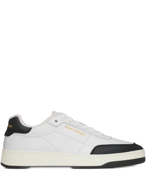 Saint Laurent lace-up leather sneakers White 84553700NI0