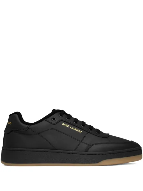 Saint Laurent SL/61 leather logo sneakers Black 81947600N00