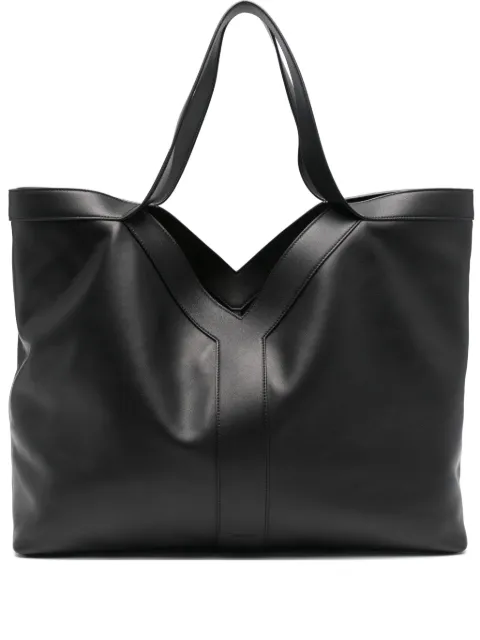 Saint Laurent large Y leather tote bag Black 820672AAEIF