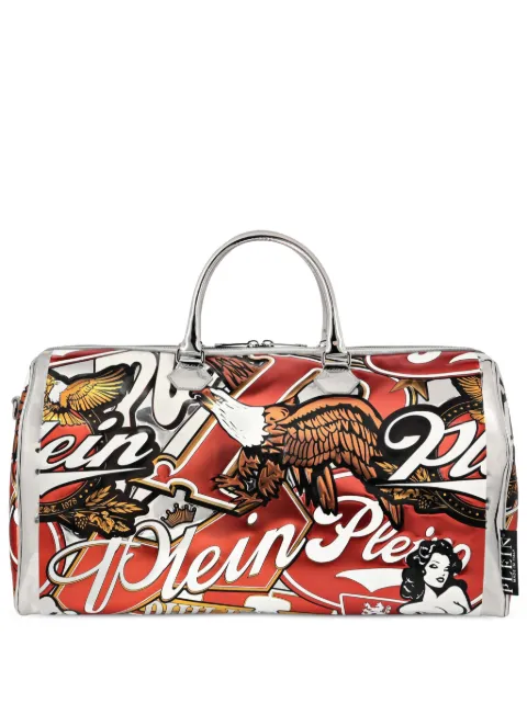 Philipp Plein eagle-print top-handle holdall Multicolour AAEAMBD0345PLE005N