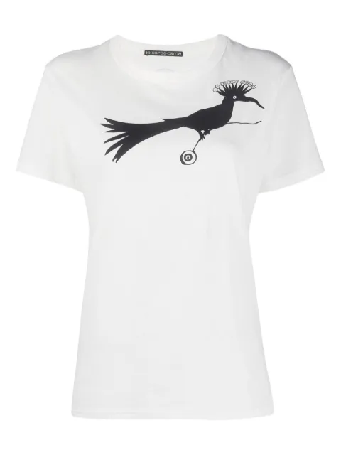 10 CORSO COMO bird-print cotton t-shirt White CCTS36