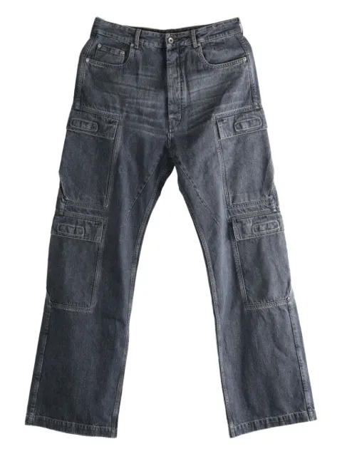 Rick Owens DRKSHDW cargo-pockets jeans Blue DU02E7361DGY