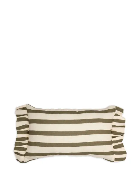 Amuse La Bouche stripe ruffle cushion cover Neutrals ALBRCOI197