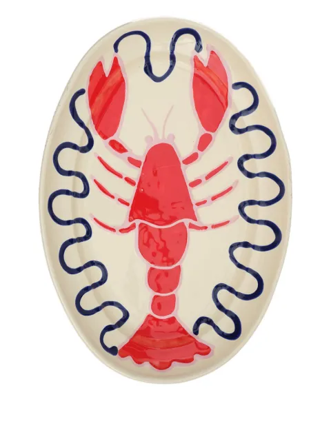Amuse La Bouche Lobster ceramic platter Neutrals 179