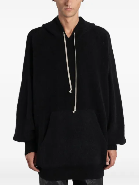 Rick Owens pocket-detail hoodie Black RR02E1698KWP09