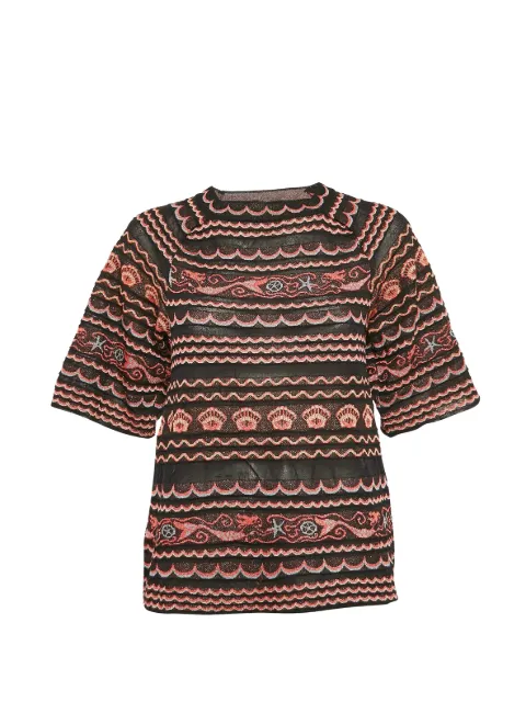 Missoni Pre-Owned lurex knitted top Black 1134155