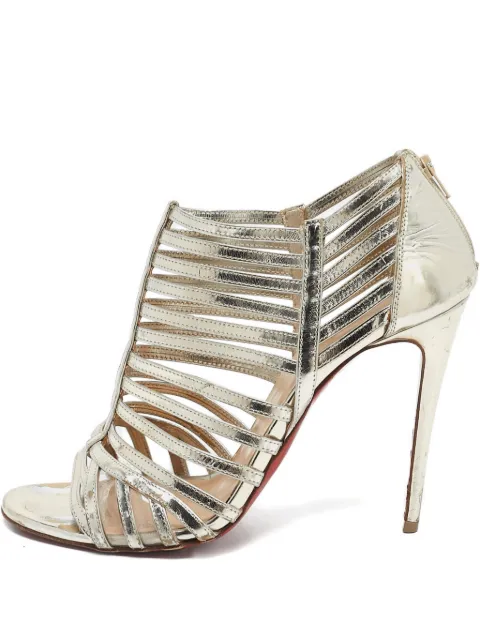 Christian Louboutin Pre-Owned 110mm Jolly sandals Gold 1158098