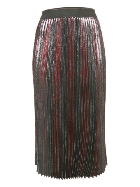 Zadig&Voltaire metallic pleated skirt Red 1152456
