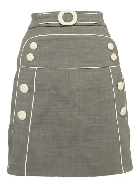 Elisabetta Franchi high-rise skirt Grey 1073213