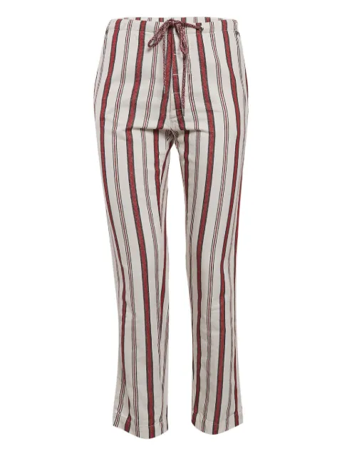Zadig&Voltaire striped cotton trousers White 1131041