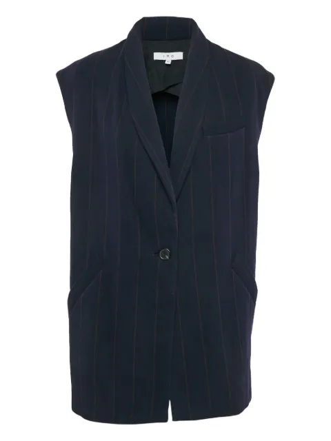 IRO pinstripe sleeveless coat Blue 1108339