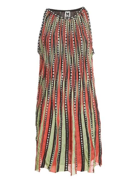 Missoni Pre-Owned pleated striped dress Green 1136038