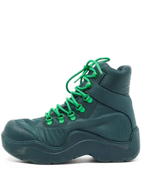 Bottega Veneta Pre-Owned chunky boots Green 920560