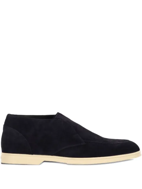 Doucal's suede Chukka loafers Blue DU3473NWMAUF009GB00