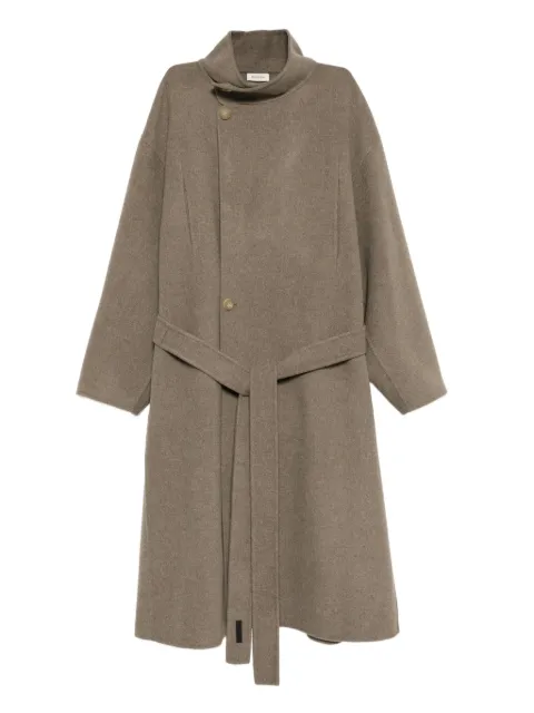 Fear Of God high-neck double-breasted coat Brown FG25FW64642DWC207