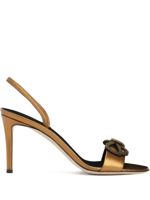Giuseppe Zanotti Zari bow-embellished slingback sandals I500032H03