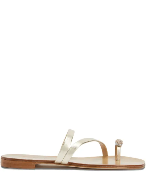 Giuseppe Zanotti Febe Crystal embellished-toe sandals Gold I500034H01