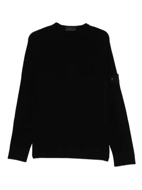 Stone Island ribbed crew-neck sweatshirt Black K2S155100082S00FG