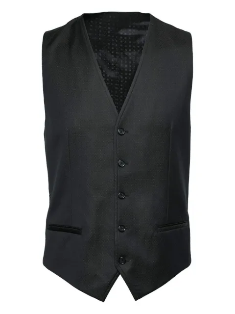 Dolce & Gabbana Pre-Owned polka-dot waistcoat Black 647836