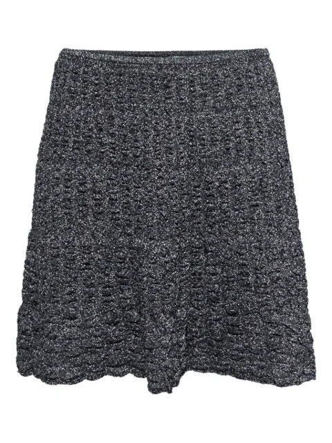Missoni Pre-Owned knitted flared skirt Grey 682474