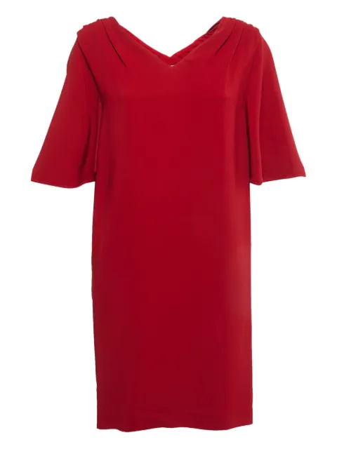 Stella McCartney Pre-Owned pleated-sleeve dress Red 821348