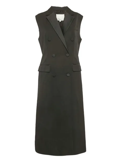 3.1 Phillip Lim sleeveless double-breasted coat Black 1109698