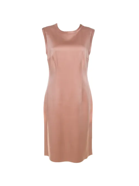 Lanvin Pre-Owned sleeveless midi dress Neutrals 208609