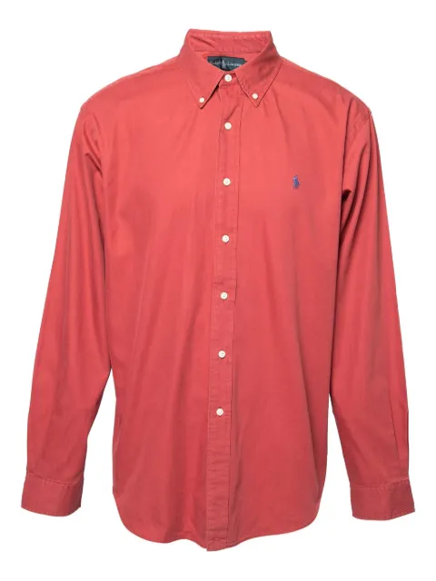 Polo Ralph Lauren Vintage pre-owned embroidered-logo shirt Red 656128
