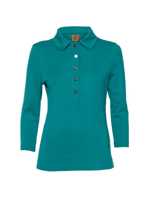 Tory Burch buttoned polo shirt Blue 474403