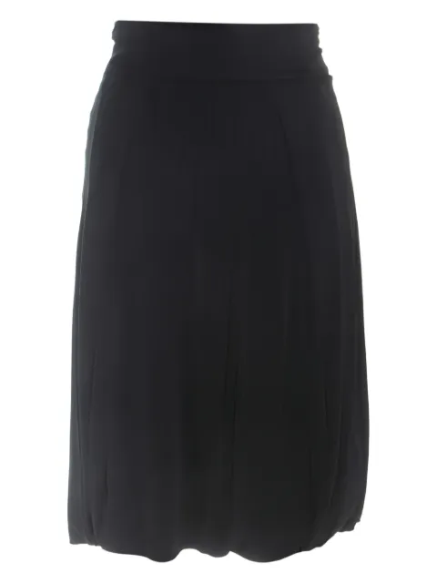 Roberto Cavalli Vintage gathered midi skirt Black 255549