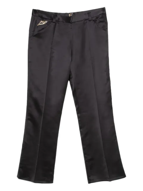 Just Cavalli Vintage pressed-crease trousers Black 166892