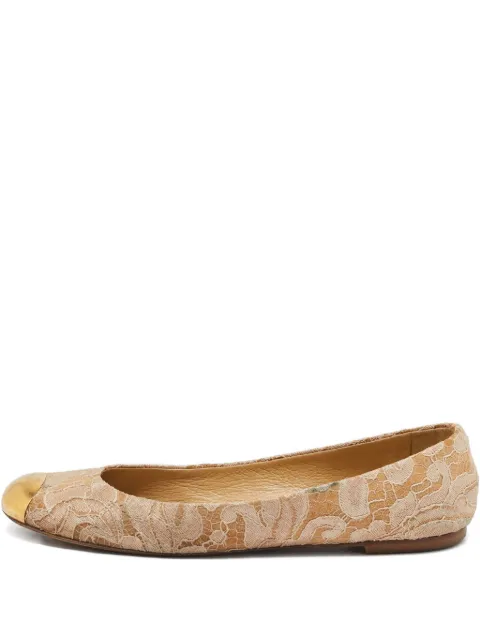 Giuseppe Zanotti Vintage 2024 Lace Cap Toe Flats 1141914