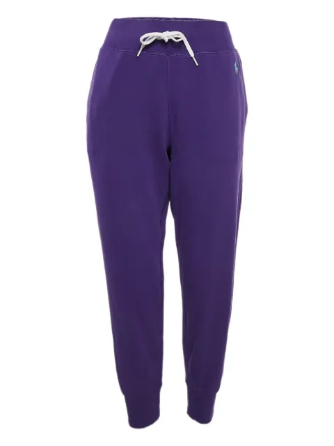 Polo Ralph Lauren Vintage 2024 knitted-cotton pockets track pants Purple 1136210