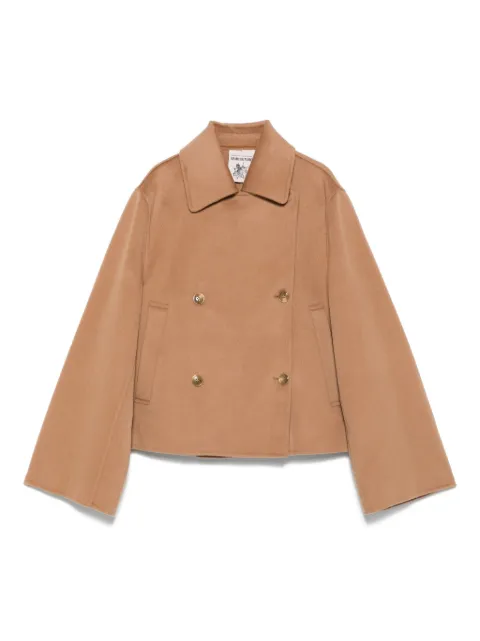 Semicouture double-breasted peacoat Neutrals Y5WV50