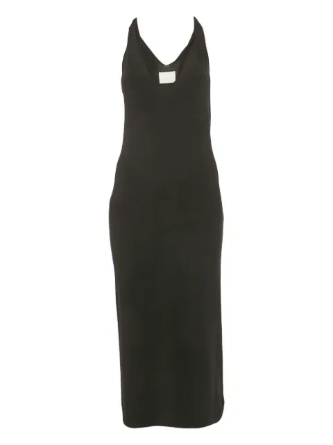 Dion Lee V-neck midi dress Black 1110265