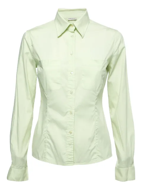 Emporio Armani Pre-Owned chest-pockets shirt Green 774429