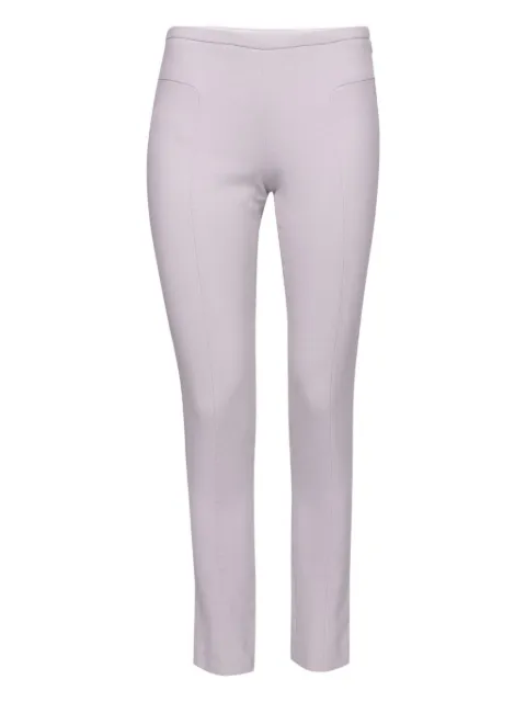 Emporio Armani Pre-Owned side-detailing straight-leg trousers Grey 649345