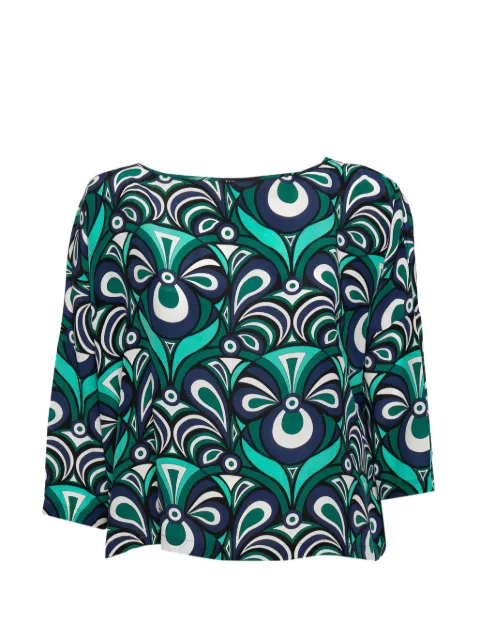 Missoni Pre-Owned 2024 silk floral print top Green 596991