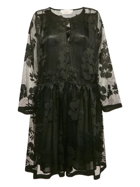 See By Chloé Vintage mesh floral dress Black 1151157