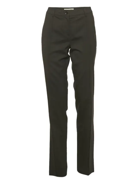Burberry Pre-Owned 2024 front-crease trousers Black 1161755