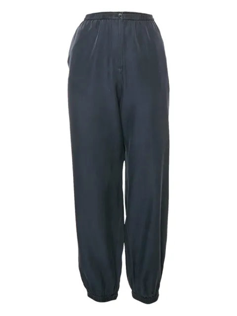 JOSEPH elastic-cuff cotton Trousers Blue 1158439