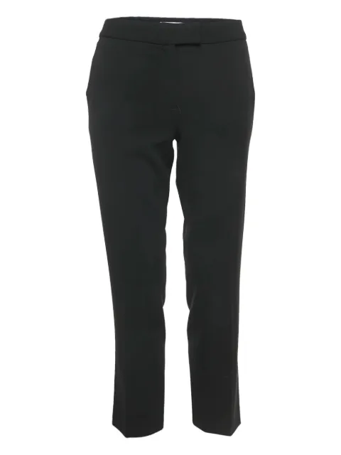 Moschino Pre-Owned crepe tailored trousers Black 1141803