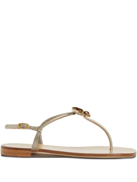 Giuseppe Zanotti Efrata crystal-embellished leather sandals Silver I500036H01