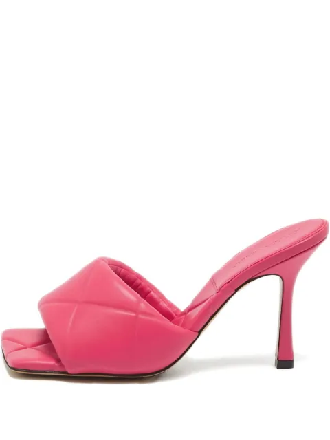 Bottega Veneta Pre-Owned quilted leather sandals Pink 1076268