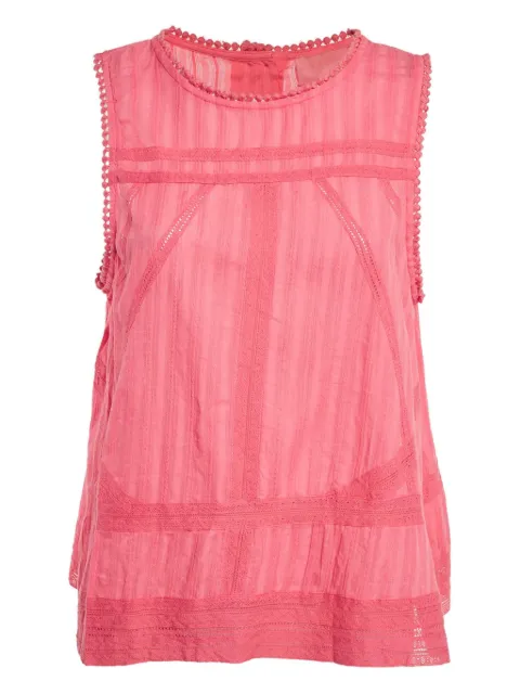Zadig&Voltaire embellished-trim sleeveless top Pink 1136959