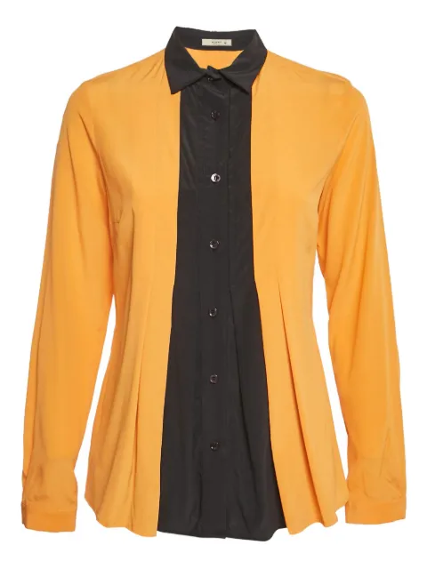 Etro Pre-Owned silk-blended shirt Orange 1144323