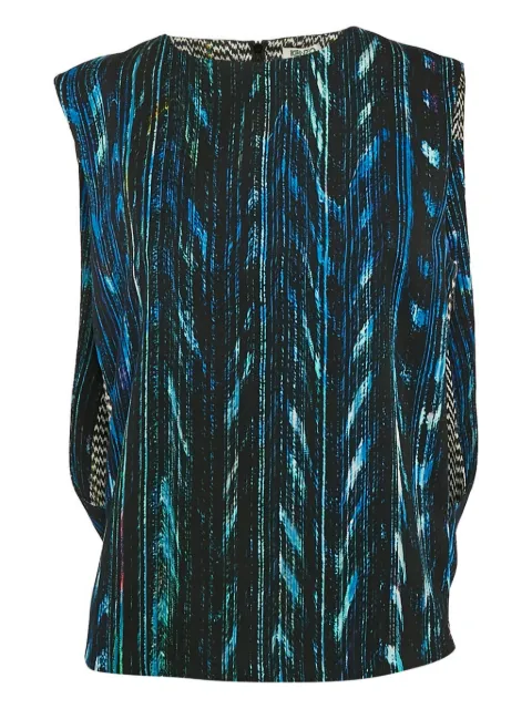 Kenzo Pre-Owned patterned sleeveless vest Black 1133543