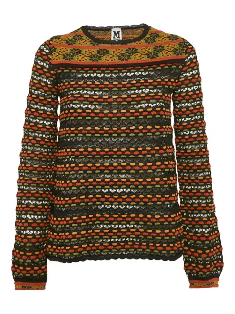Missoni Pre-Owned 2023 pointelle-knit top Black 1132906