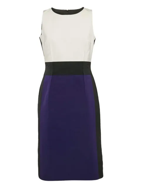 Paule Ka colourblock sleeveless dress Blue 1133834
