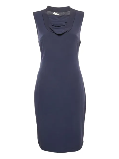 Calvin Klein Vintage sleeveless jersey mini dress Blue 1156419
